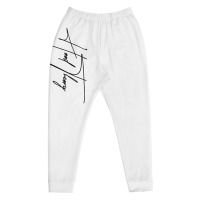 Hood Theory (NBL-White) Unisex Joggers