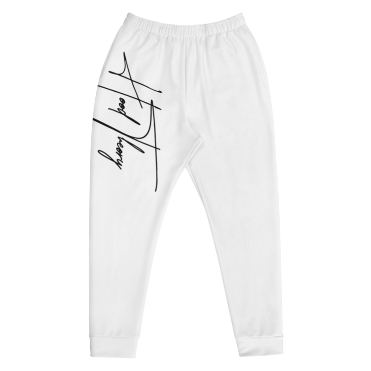 Hood Theory (NBL-White) Unisex Joggers