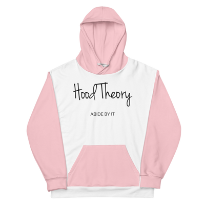 Hood Theory (WNB-Pk,Wh) All-Over Print Unisex Hoodie