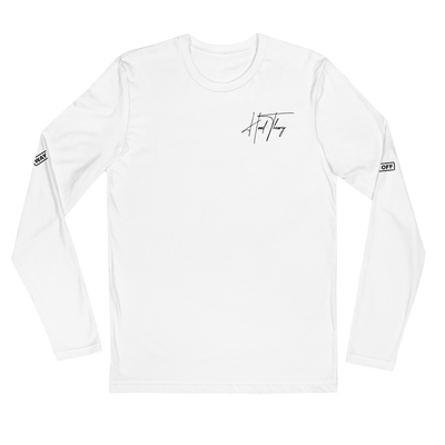 Hood Theory (FOC_W, Way Off) Men's Fitted Long Sleeve Shirt