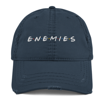 ENEMIES (WEL) Unisex Distressed Dad Hat