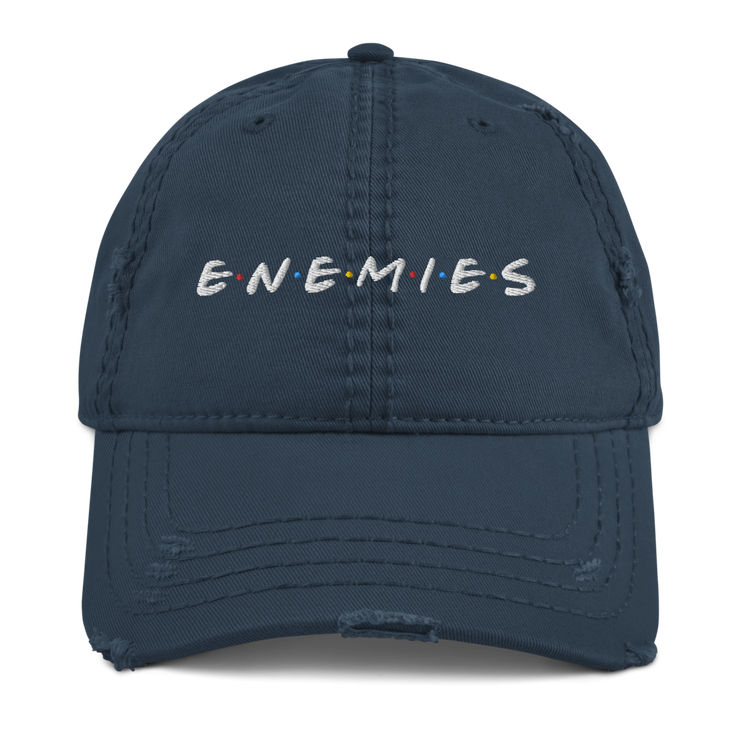 ENEMIES (WEL) Unisex Distressed Dad Hat