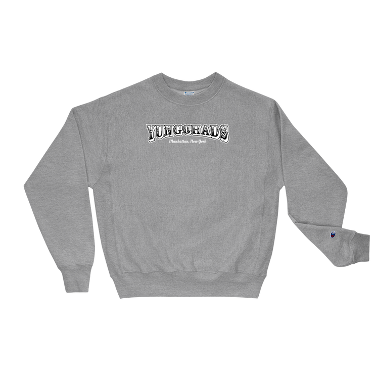 Hood Theory Memes (YUNGCHADS-PWL) Men's Champion Sweatshirt