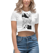 Hood Theory x James Caimen (MS) Women's Cropped T-shirt