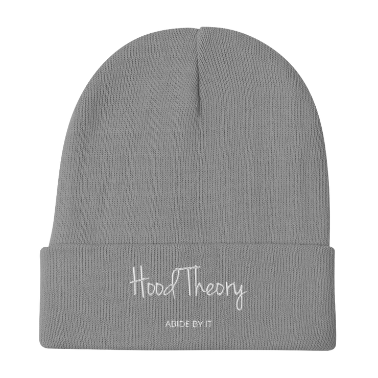 Hood Theory (WEL) Men's Embroidered Beanie