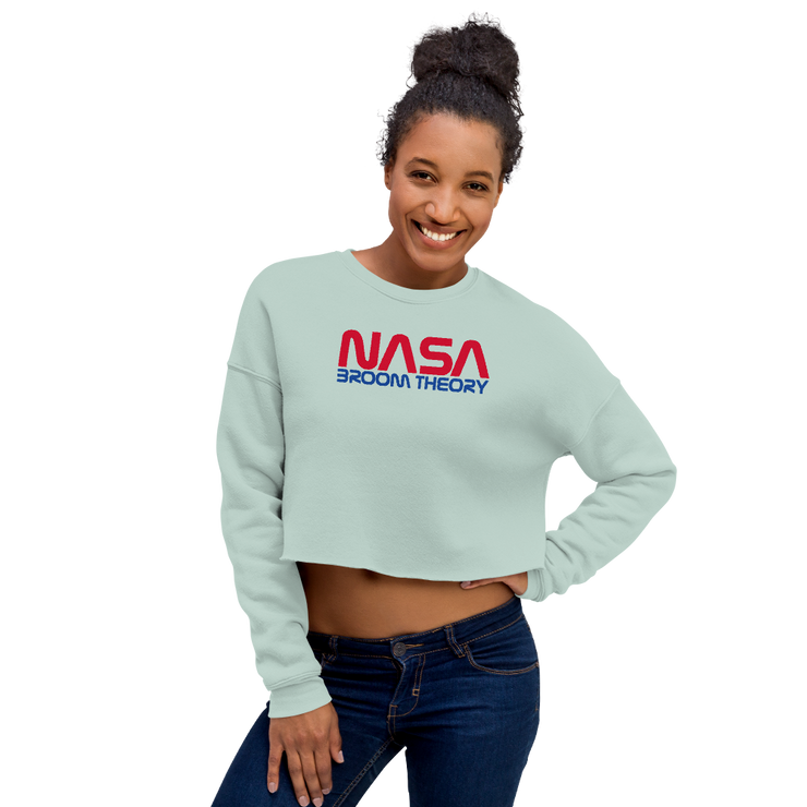 Hood Theory Memes (N.B.T) Women's Crop Sweatshirt