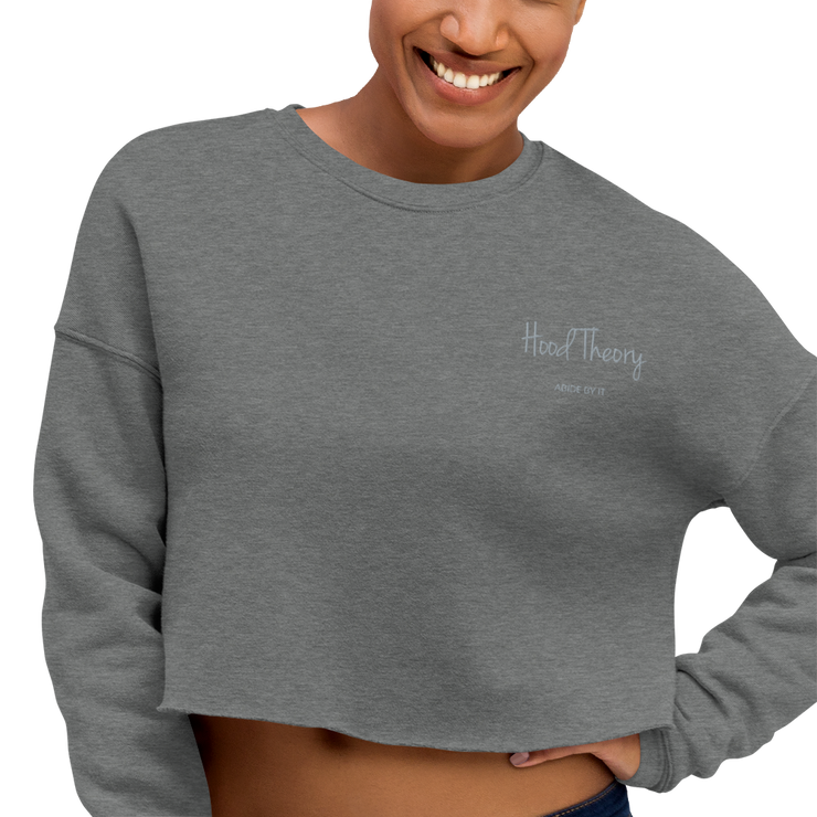 Hood Theory (GEL) Women's Crop Sweatshirt