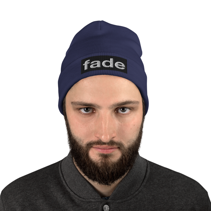 fade (BWBEL) Men's Embroidered Beanie