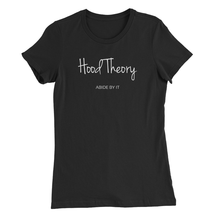 Hood Theory (WNB) Women’s Slim Fit T-Shirt