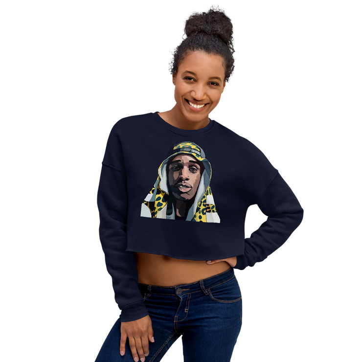 Hood Theory Hip Hop (A$AP) Women's Crop Sweatshirt