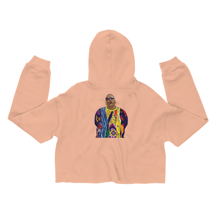 Hood Theory Hip Hop (BIGGIE) Women's Crop Hoodie