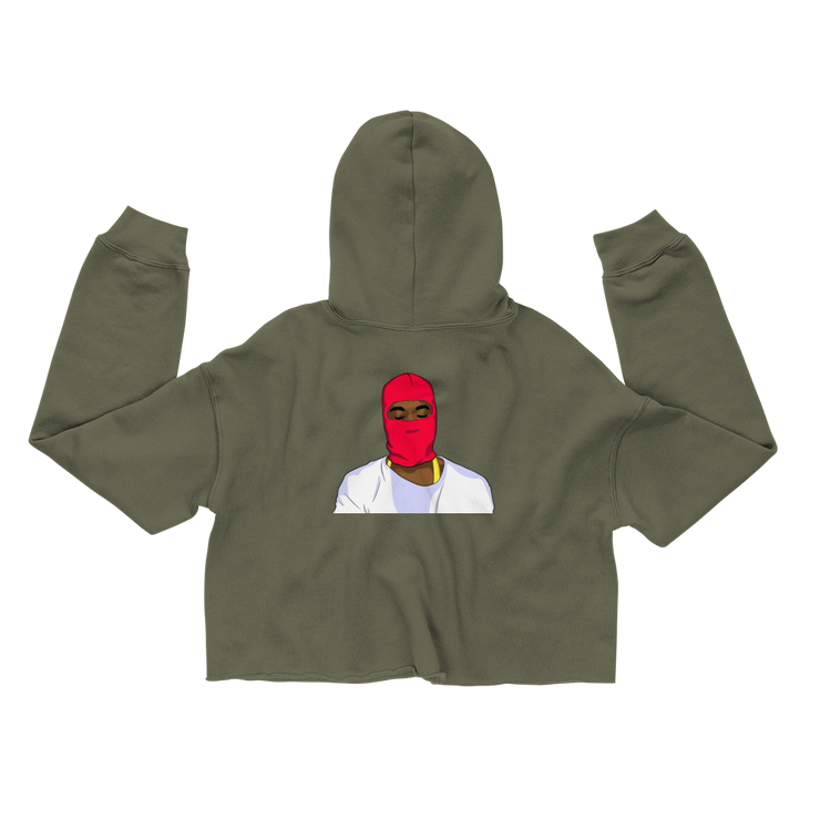 Hood Theory Hip Hop (Ye) Women's Crop Hoodie