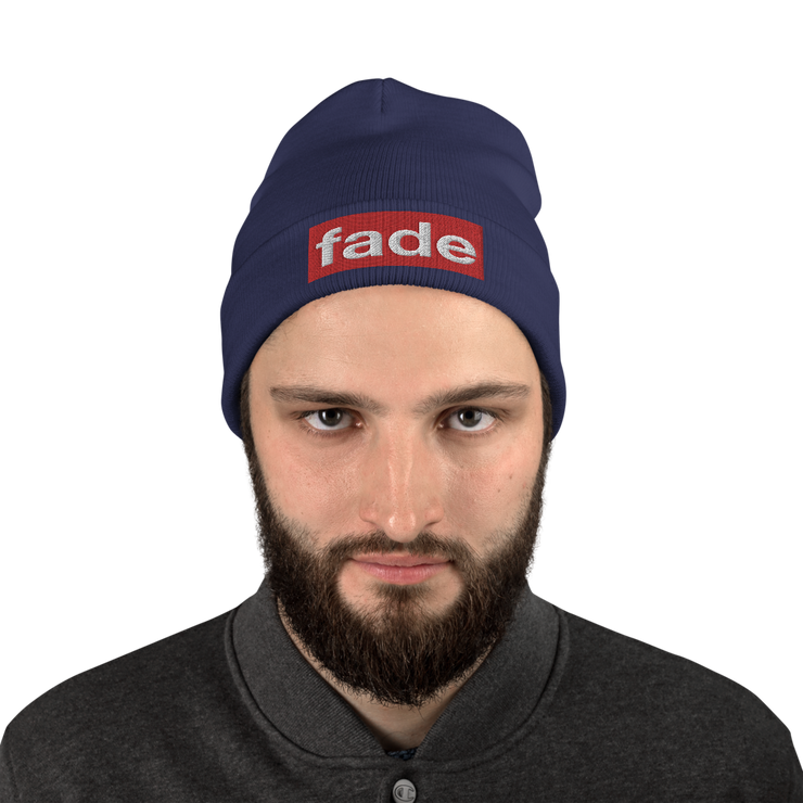 fade (RWBEL) Men's Embroidered Beanie