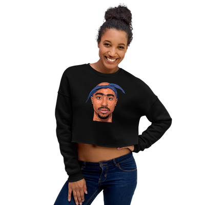 Hood Theory Hip Hop (PAC) Women's Crop Sweatshirt