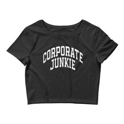 Hood Theory Memes (Corporate Junkie-Whi, Whi L) Women’s Crop Tee BC