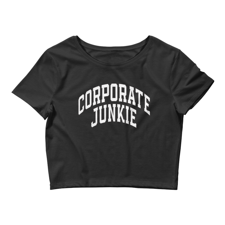 Hood Theory Memes (Corporate Junkie-Whi, Whi L) Women’s Crop Tee BC