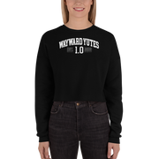 Hood Theory Memes (WAYWARD YUTES-WL) Women's Crop Sweatshirt