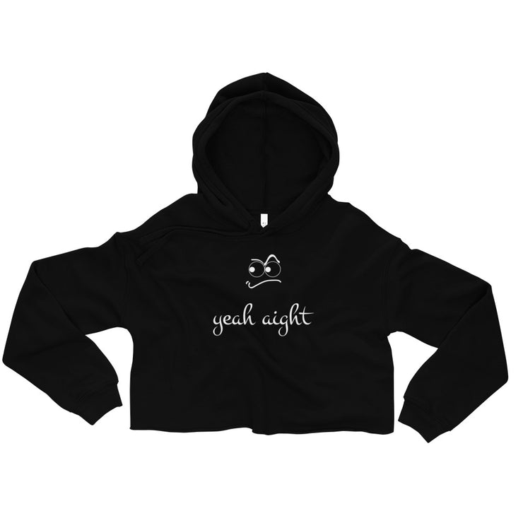 yeah aight (WNB) Women's Crop Hoodie