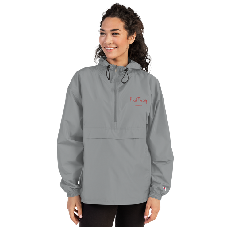 Hood Theory (REL) Women's Embroidered Champion Packable Jacket