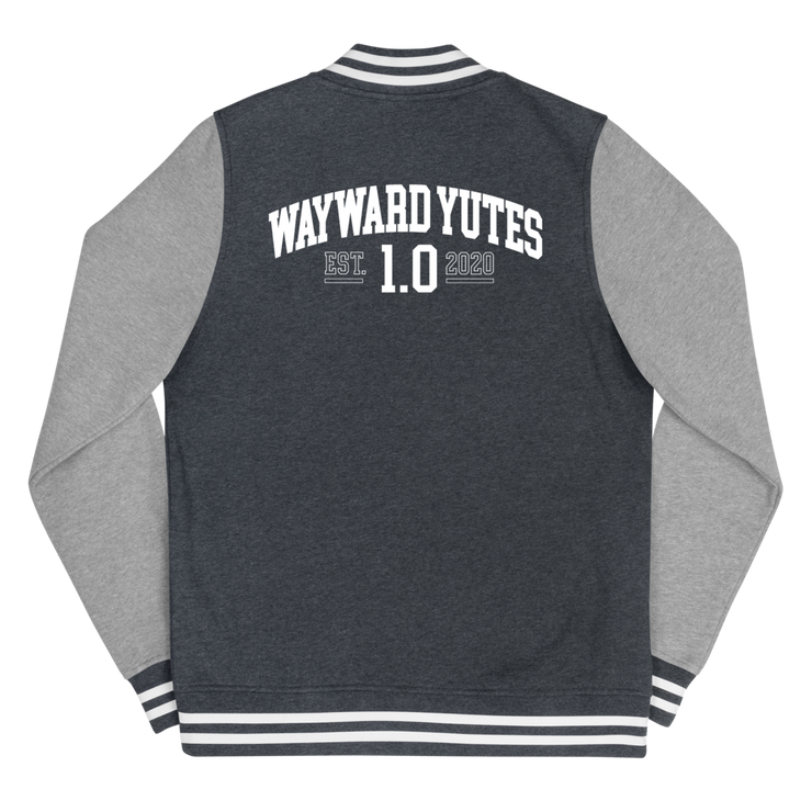 Hood Theory Memes (WAYWARD YUTES-WL) Women's Letterman Jacket