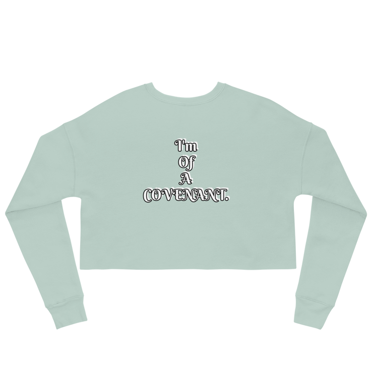 Hood Theory x James Caimen (COVENANT) Women's Crop Sweatshirt