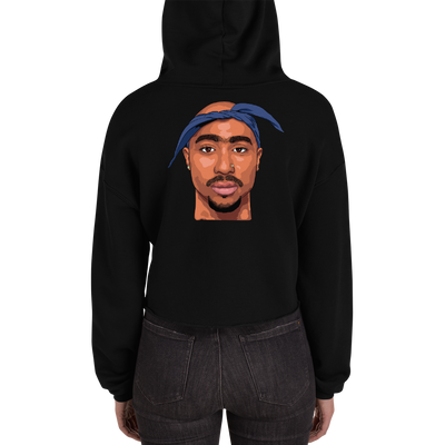 Hood Theory Hip Hop (PAC) Women's Crop Hoodie