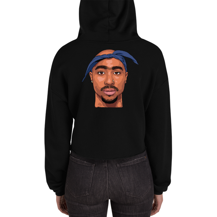 Hood Theory Hip Hop (PAC) Women's Crop Hoodie