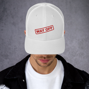 Hood Theory Memes (WAY OFF-Red) Unisex Retro Trucker Hat