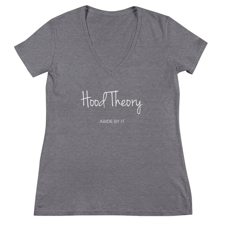 Hood Theory (WNB) Women's Fashion Deep V-neck Tee BC