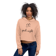 yeah aight (BNB) Women's Crop Hoodie