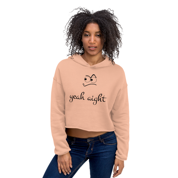 yeah aight (BNB) Women's Crop Hoodie