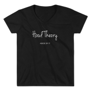 Hood Theory (WNB) Women's Casual V-Neck Shirt