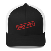 Hood Theory Memes (WAY OFF-Red) Unisex Retro Trucker Hat