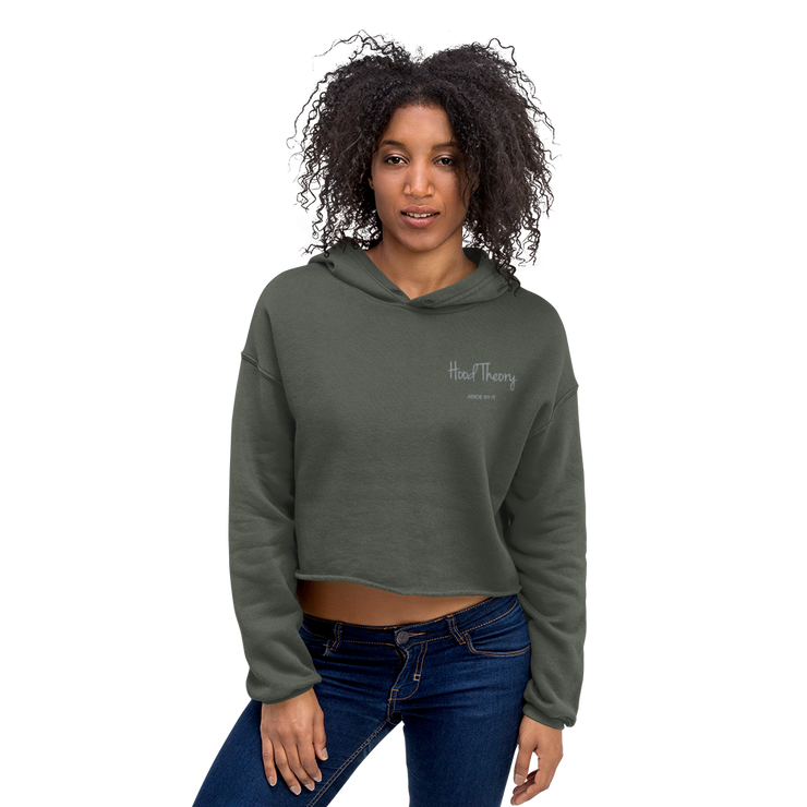 Hood Theory (GEL) Women's Crop Hoodie