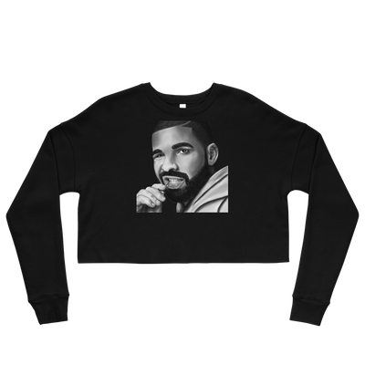 Hood Theory Hip Hop (DRAKE) Women's Crop Sweatshirt