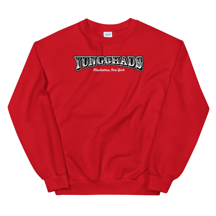 Hood Theory Memes (YUNGCHADS-PBL) Unisex Crew Neck Sweatshirt