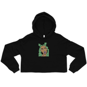 Hood Theory x James Caimen (PF) Women's Crop Hoodie