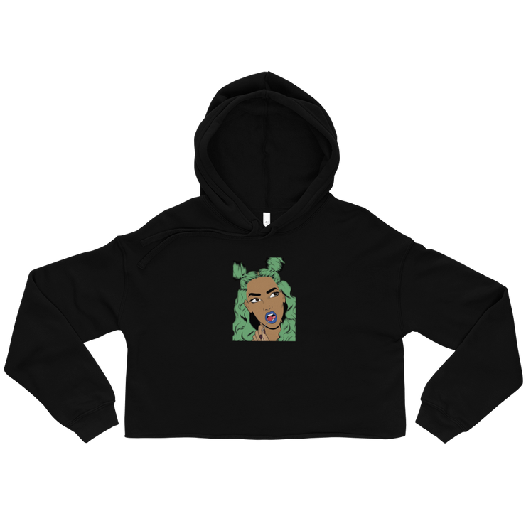 Hood Theory x James Caimen (PF) Women's Crop Hoodie