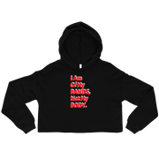 Hood Theory x James Caimen (BANDS) Women's Crop Hoodie