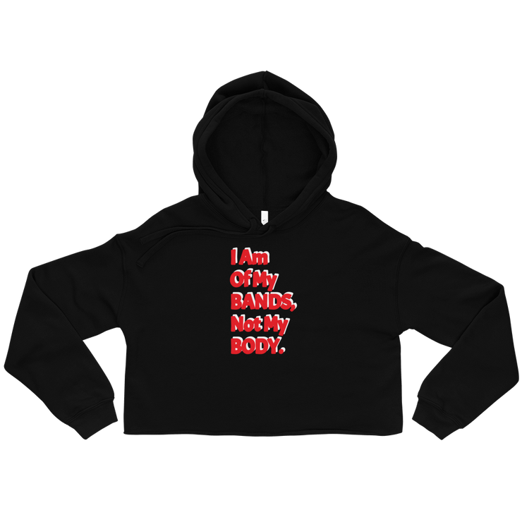 Hood Theory x James Caimen (BANDS) Women's Crop Hoodie