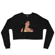 Hood Theory Hip Hop (NICKI) Women's Crop Sweatshirt