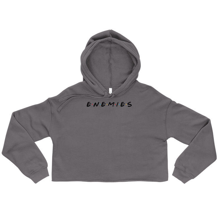 ENEMIES (BL) Women's Crop Hoodie