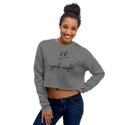 yeah aight (BNB) Women's Crop Sweatshirt