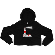 Hood Theory ACCRA (GHANA MONTIE) Women's Crop Hoodie