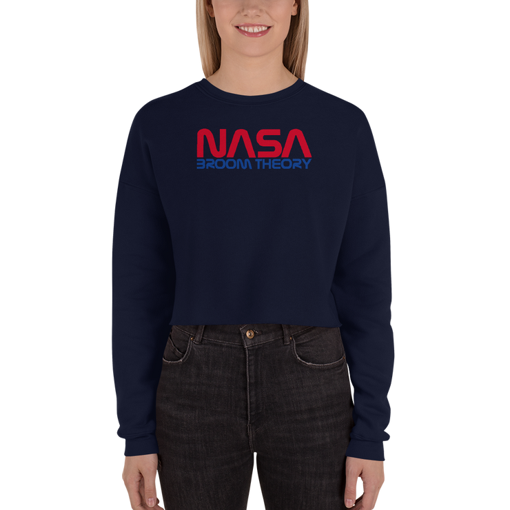 Hood Theory Memes (N.B.T) Women's Crop Sweatshirt