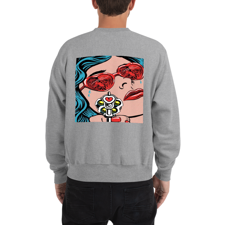 Hood Theory x James Caimen (it's a freeze!) Men's Champion Sweatshirt