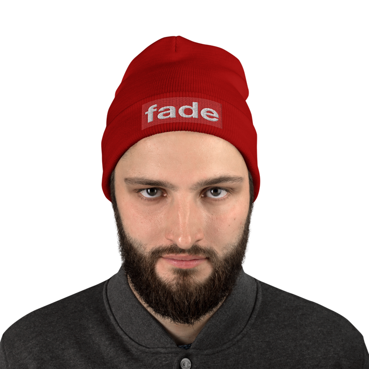 fade (RWBEL) Men's Embroidered Beanie