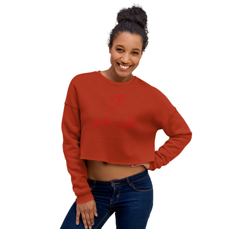 yeah aight (RNB) Women's Crop Sweatshirt