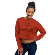 yeah aight (BNB) Women's Crop Sweatshirt