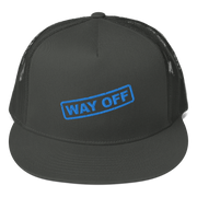 Hood Theory Memes (WAY OFF-Blue) Unisex 5 Panel Trucker Cap